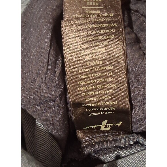 7 For All Mankind Size 28 Tailorless Dojo Wide Leg Flare High Rise Rockabilly Pr - Picture 9 of 12